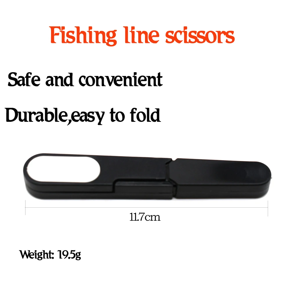 MNFT-Mini tijeras portátiles en forma de U para pesca, tijeras de costura, pinzas para tapa, tijeras de uso para peces, herramientas de corte de línea de pesca, 1 piezas - imagen 3