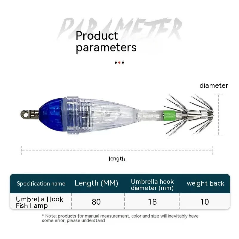 Luces LED luminosas para pesca nocturna con batería, 6cm/7,8g, buscador de peces, superimpermeable, fluorescente, brilla en la oscuridad - imagen 5