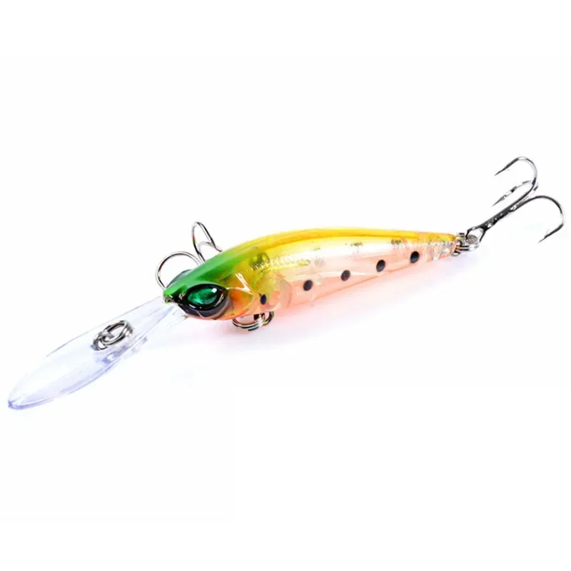 Minnow Crankbaits señuelo de Pesca, accesorios, aparejos, anzuelos, Swimbait, cebo duro, Wobbler Artificial para peces, Lucio, curricán - imagen 5
