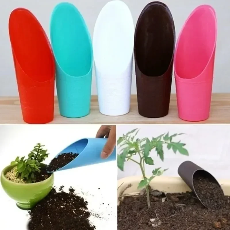 Cubo de pala de plástico para plántulas suculentas, herramienta de jardín para plantas bonsái DIY, pala para suelo, tanque de plantas en macetas, Mini herramientas de jardín - imagen 2