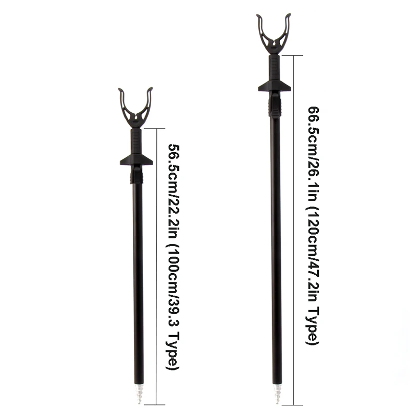 Bankstick de pesca de 1m/1,2 m, soporte de caña extensible ajustable, telescópico, accesorios de pesca - imagen 2