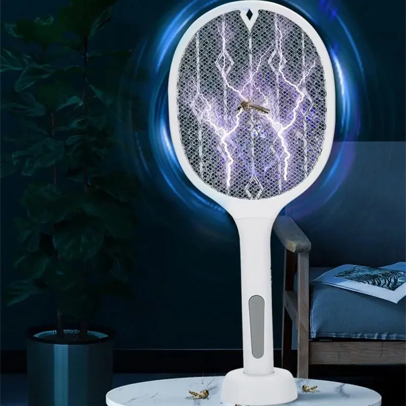 Eliminador de mosquitos eléctrico para pesca al aire libre, atrapamoscas recargable por USB, con desinfectante UV de 3000V - imagen 4