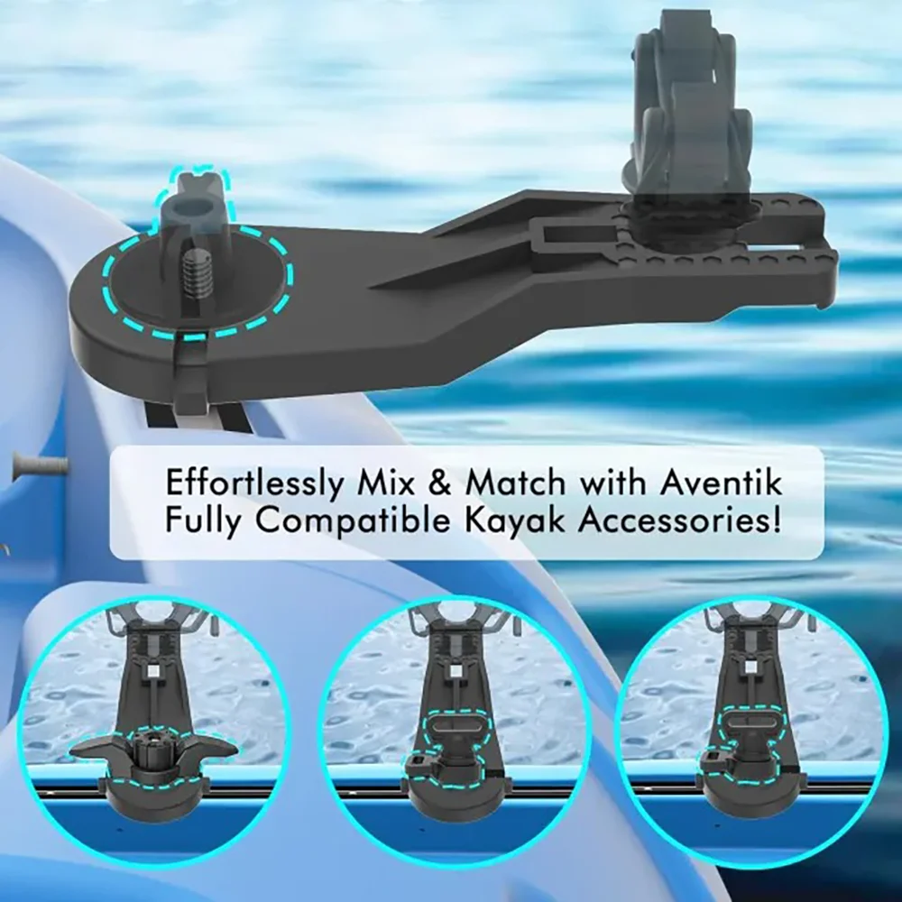 Aventik riel lateral extensible para kayak – instalación rápida - imagen 2
