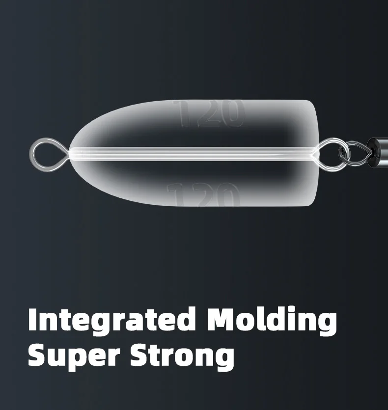 NUNATAK-plomo de pesca de barco de mar, núcleo suave, 10G-120G, plomo hueco, cuentas de barrera, plomo de larga distancia, plomo inferior anti-colgante - imagen 4