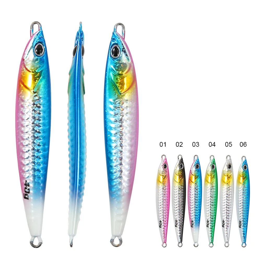Señuelo jig cuchara de metal fundido CASTFUN para lubina - imagen 4
