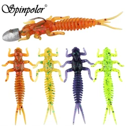Spinpoler Larva Libélula – Señuelo suave para Bass y perca