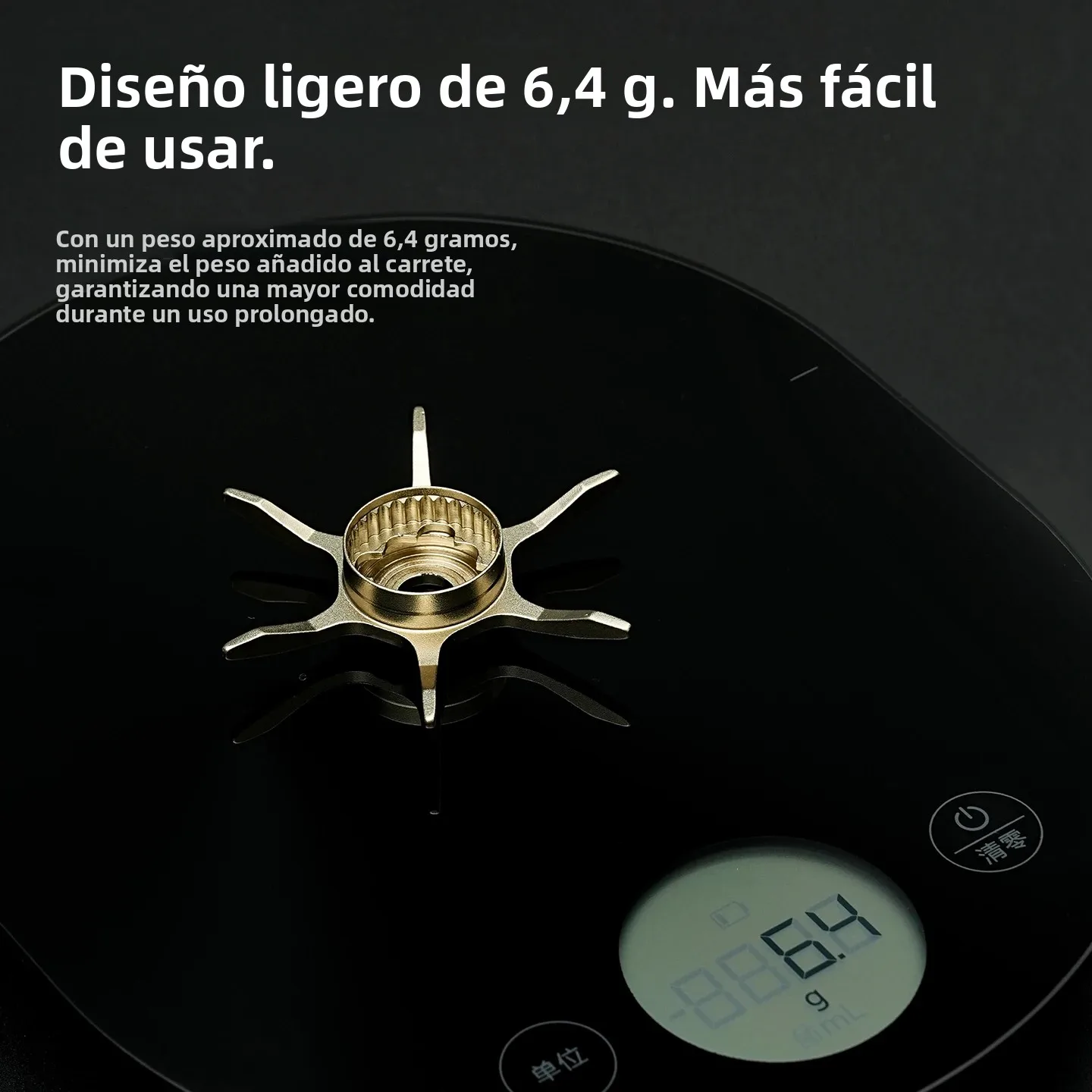 Daiwa Tatula carrete lanzamiento de aluminio para niños – 65mm - imagen 2