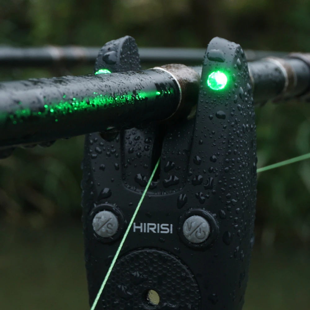 Hirisi S5 alarmas de picadura de pesca de carpa indicador de picadura de pesca juego de alarma de pesca inalámbrica impermeable accesorios de pesca - imagen 4