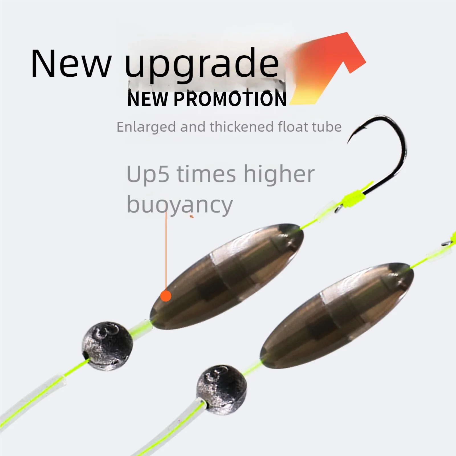 Plataforma inferior inversa de doble gancho de 9KM para pesca en Surf, cebo para evitar hierba, señuelos flotantes resistentes a enganches para principiantes - imagen 3