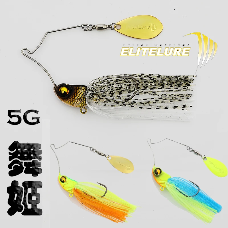 EliteLure Bearded Man jig plomado con lentejuelas para pesca - imagen 5