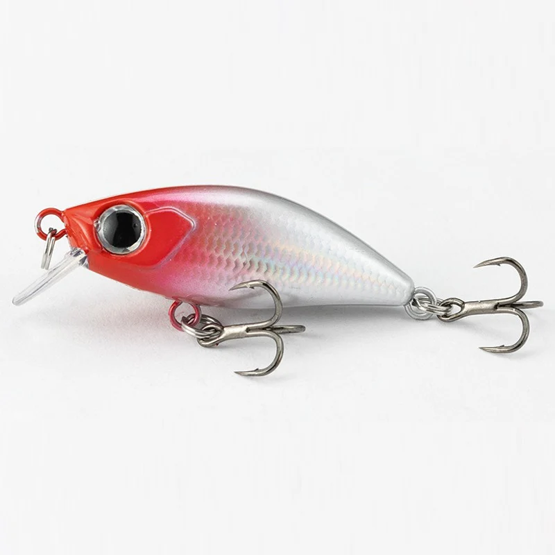 1 Uds Mini Minnow Señuelos de Pesca Wobblers 5cm 4,5g hundimiento cebo duro de plástico Artificial Crankbait Jerkbait Pesca aparejos de lubina - imagen 5