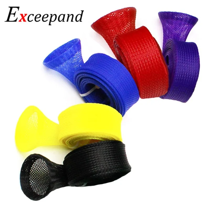 Exceepand-funda elástica sin enredos para caña de pescar, Protector de calcetín, herramientas para chaqueta, 6 unids/lote por bolsa, 170cm x 25mm - imagen 2