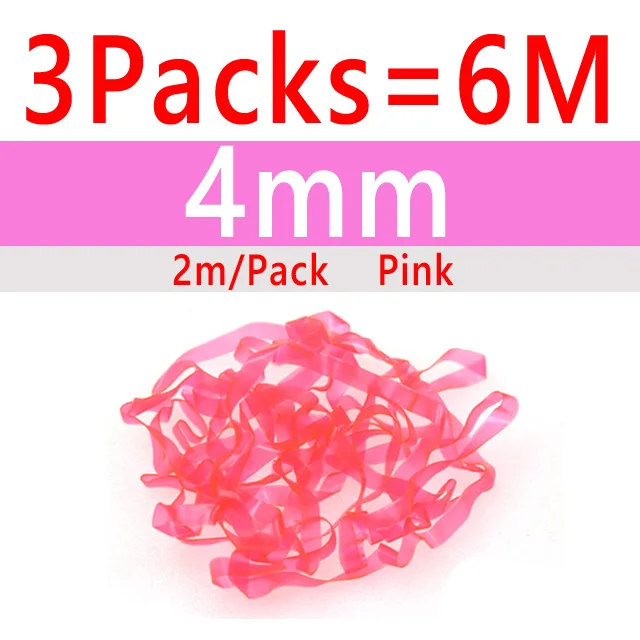 3packs 4mm Pink
