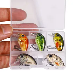 Hengjia Mini Crankbait 3cm – Señuelo para lubina y trucha