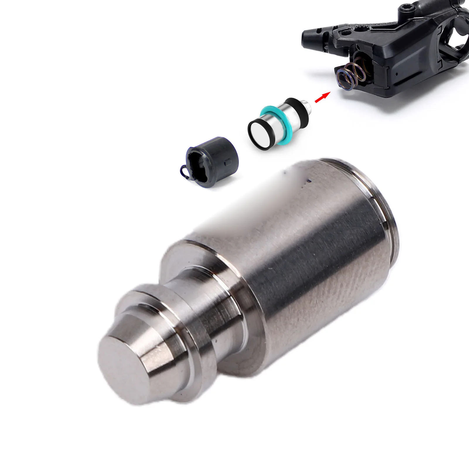 Kit Pistón Titanio Magura MT2/MT4/MT5/MT6/MT7/MT8 con Juntas Tóricas