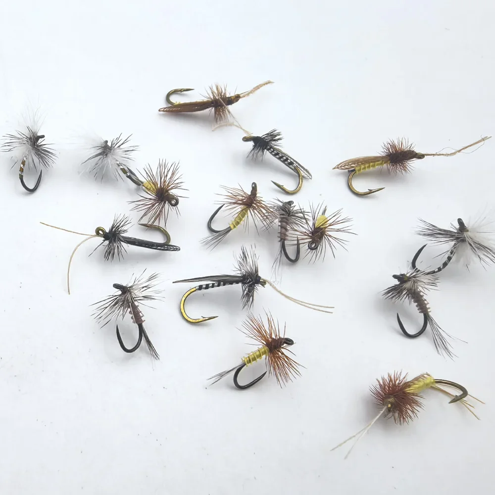 Pluma mosca seca Vtwins para trucha: efémera y tricóptero - imagen 5