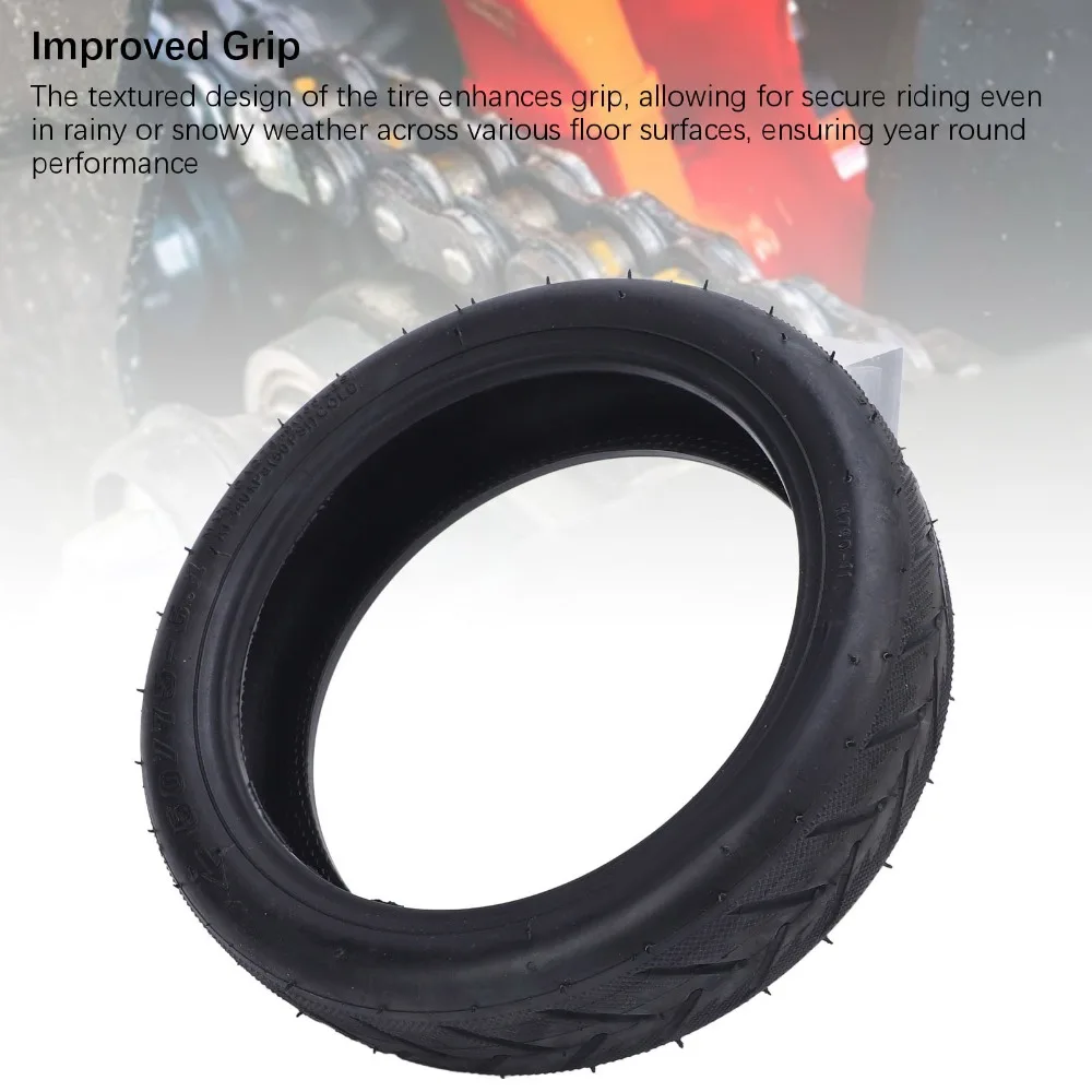 Neumático exterior negro para patinete eléctrico resistente urbano - imagen 2