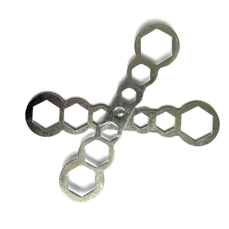 Llave abierta, llave de flor de ciruelo, herramienta externa abierta para mantenimiento de bicicletas, accesorios para montar en bicicleta, deportes al aire libre y ciclismo - imagen 2