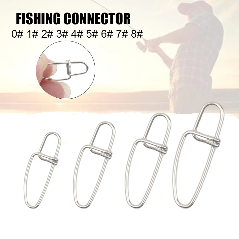 Kit de presión de pesca rápida de 20 piezas, Clip de alimentación, broches de pesca de agua salada, bloqueo giratorio, conector de agua dulce