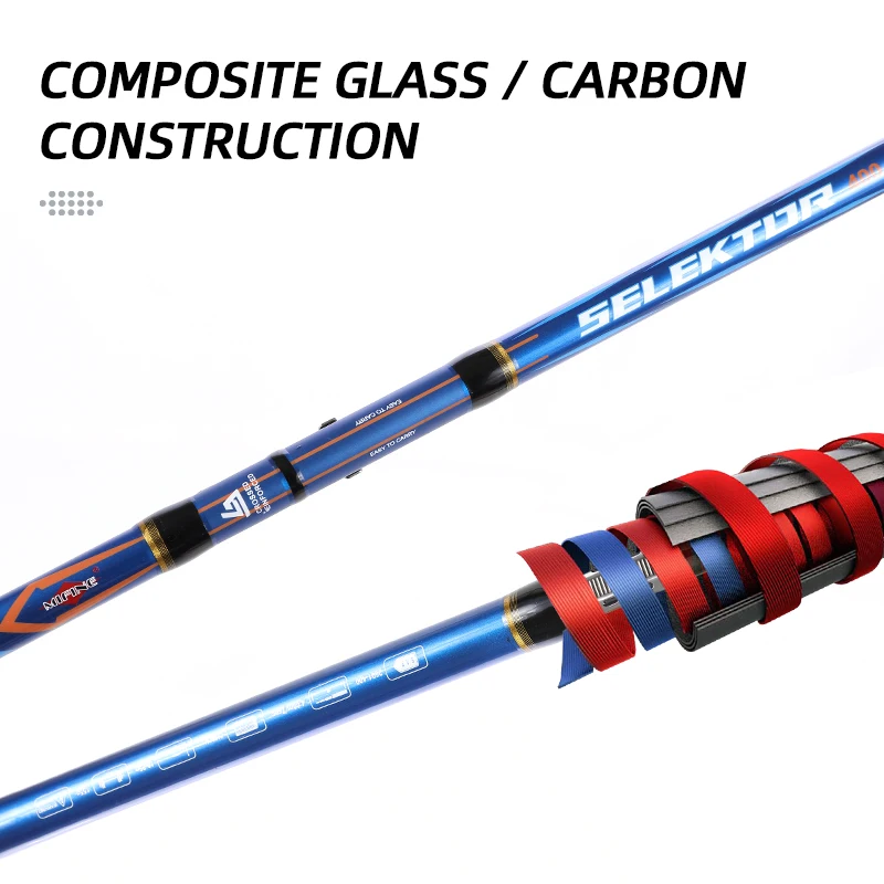 MIFINE-Caña de Pescar Telescópica, Selektor Bolo, Caña de Viaje, Casting W 10-25G, 4m, 4,5 m, 5m, 5,5 m, 6m, MF Midum Hard Spinning Rods - imagen 3