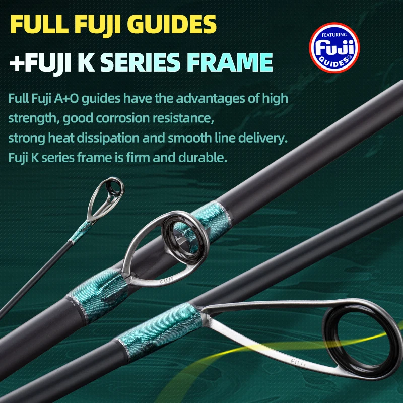 Caña Slow Jigging Ecooda EWMSJ III de Carbono – Estructura para mar - imagen 5