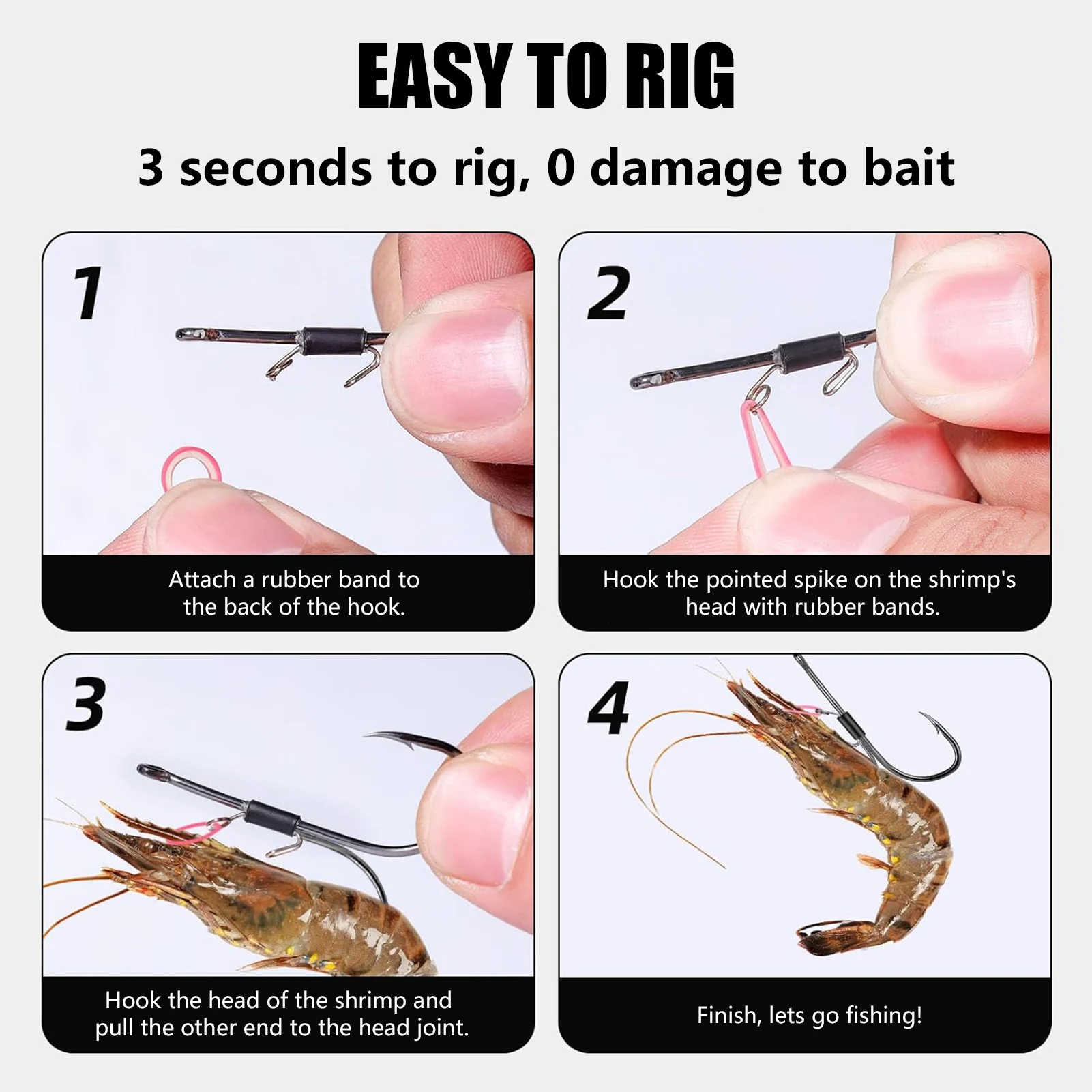 Anzuelos Dobles con Púas Clásicos – Resistentes para Pesca Deportiva - imagen 3