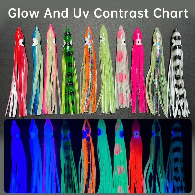 OBSESSION-gabarito de Metal duro Inchiku, faldas de goma, anzuelos de asistencia, deslizador Tai Kabura, pargo, calamar suave de agua salada, anzuelo de pesca de pulpo - imagen 5