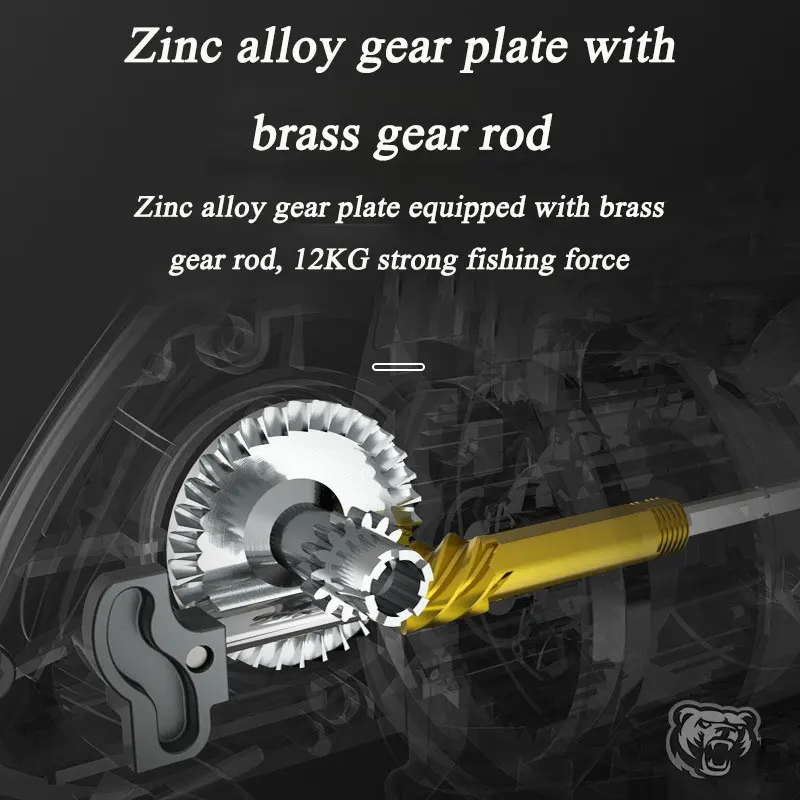 Carrete de pesca giratorio 2000/3000/4000/5000/6000 arrastre alto agua salada bobinas de Metal inoxidable serie rueda giratoria de mano izquierda/derecha - imagen 5