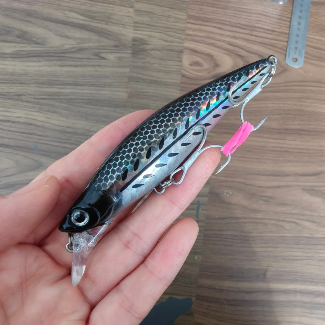 Noeby 3 uds señuelo de pesca hundido 100mm 30g Minnow para pesca en el mar cebo de pesca de alta calidad señuelo de lubina - imagen 4