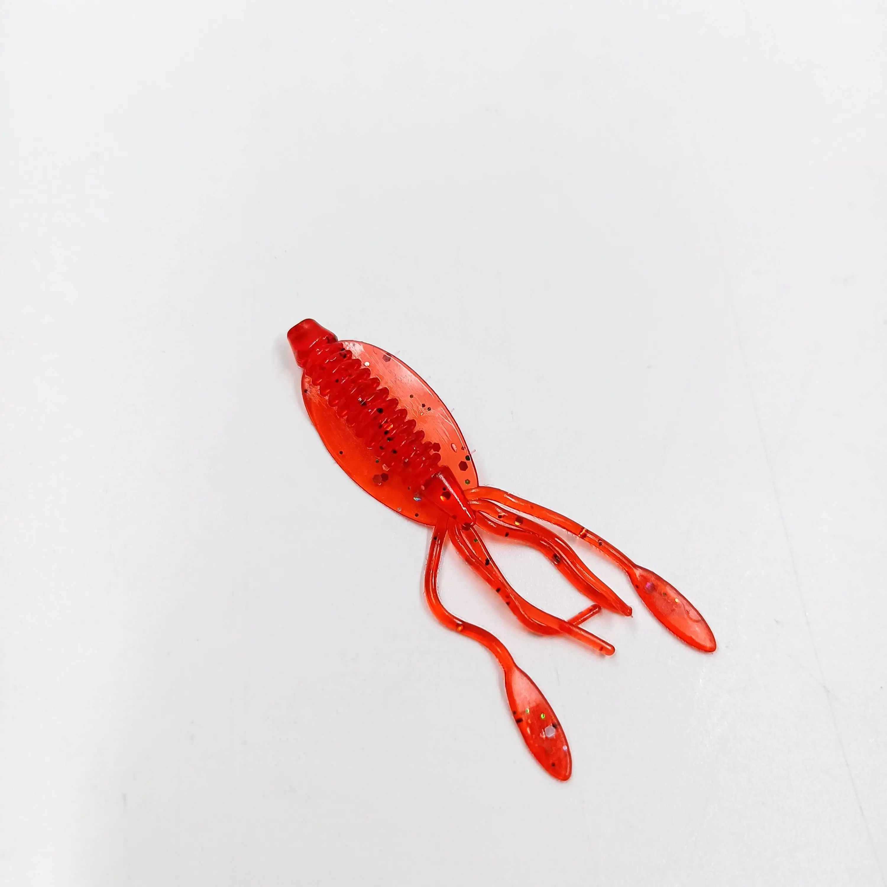 DUODUOYU 20 piezas nuevas Señuelos de pesca de camarones suaves 60mm/0,9g cebo Artificial Isca para lubina trucha Swimbaits aparejos de pesca de silicona - imagen 4