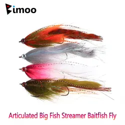 Grizzly Baitfish Fly Flash - Señuelo articulado para trucha
