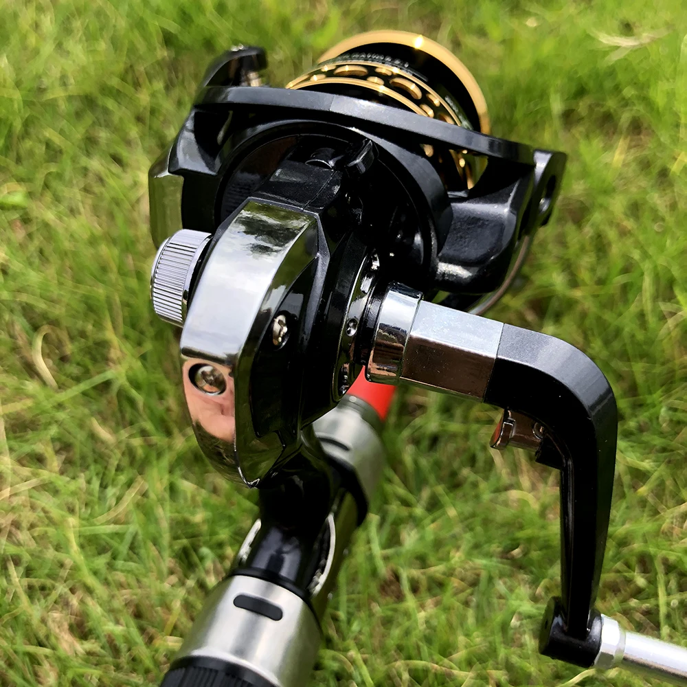 NX/BK carrete de pesca de Metal Original, resistencia de 8-10KG, relación de transmisión 5,2: 1, mano izquierda y derecha, equipo de pesca impermeable intercambiable - imagen 5