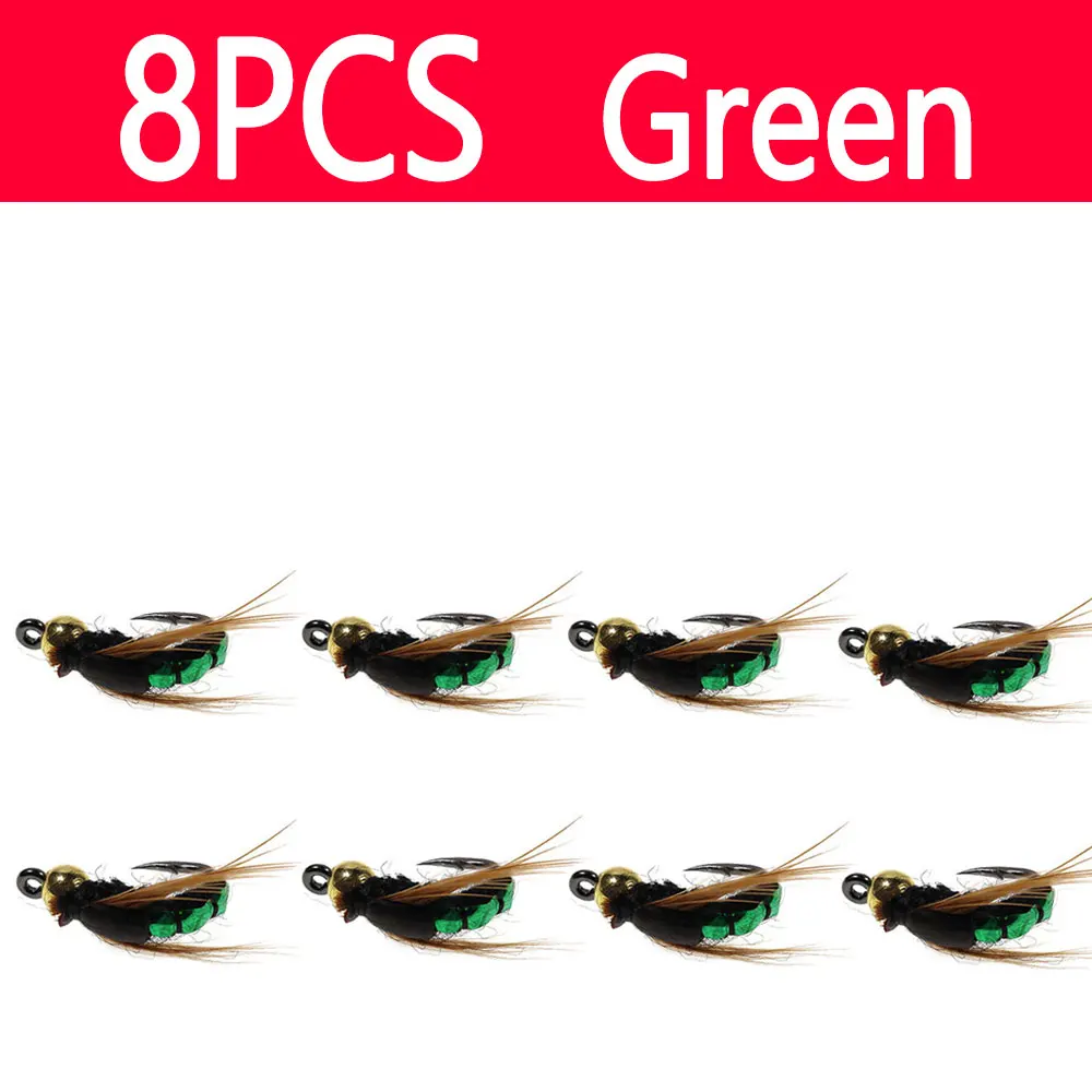 8pcs Green