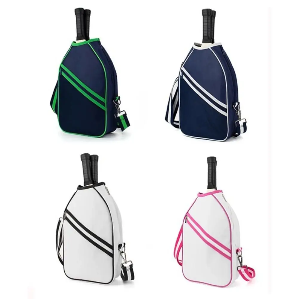 Funda de paleta Oxford duradera para Pickleball, funda ligera de gran capacidad para raqueta, bolsa cruzada portátil resistente al desgaste para raqueta - imagen 2