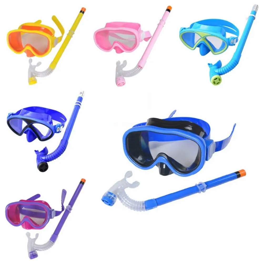 Gafas para chico, conjunto de snorkel, protección UV impermeable, gafas de natación para niños, visión clara, antiniebla, gafas de snorkel para niños, playa - imagen 2
