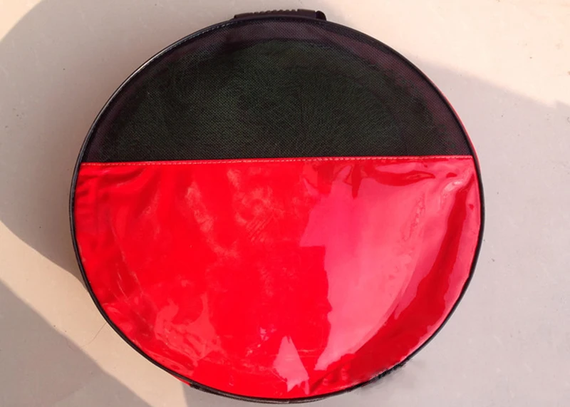 Lawaia-Bolsa de Red de pesca, almacenamiento de Material PU, Color rojo o azul, 38/44/49/54cm, estuche de almacenamiento de secado rápido para jaulas de camarones - imagen 3