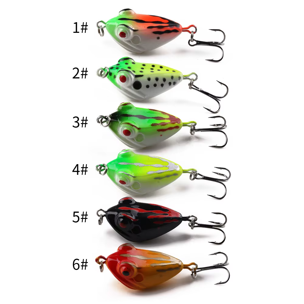 Señuelos de superficie tipo rana – Flotantes con vibración para lubina - imagen 3