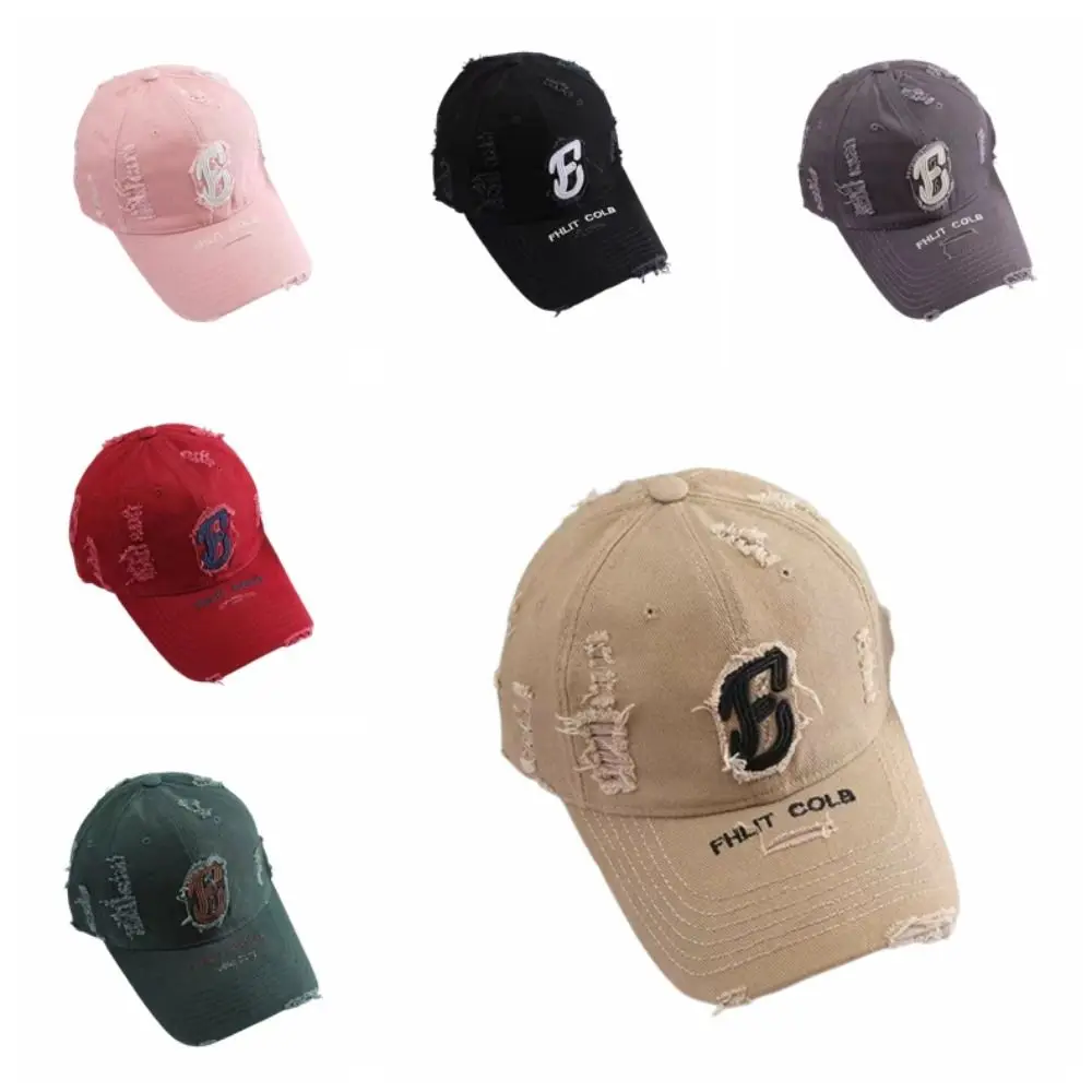 Gorra de béisbol deportiva transpirable, gorra de lengua de pato Vintage lavable ajustable, gorra Snapback suave Anti-UV para exteriores, para montar y correr - imagen 4