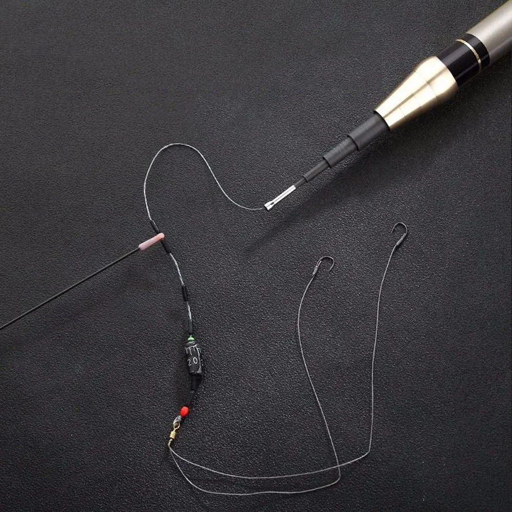 Caña hueca ultraligera 4,5 m 5,4 m 6,3 m 7,2 m caña de pescar secciones cortas 28 tonos Spinning Olta fibra de carbono flujo duro Peche Pesca - imagen 5