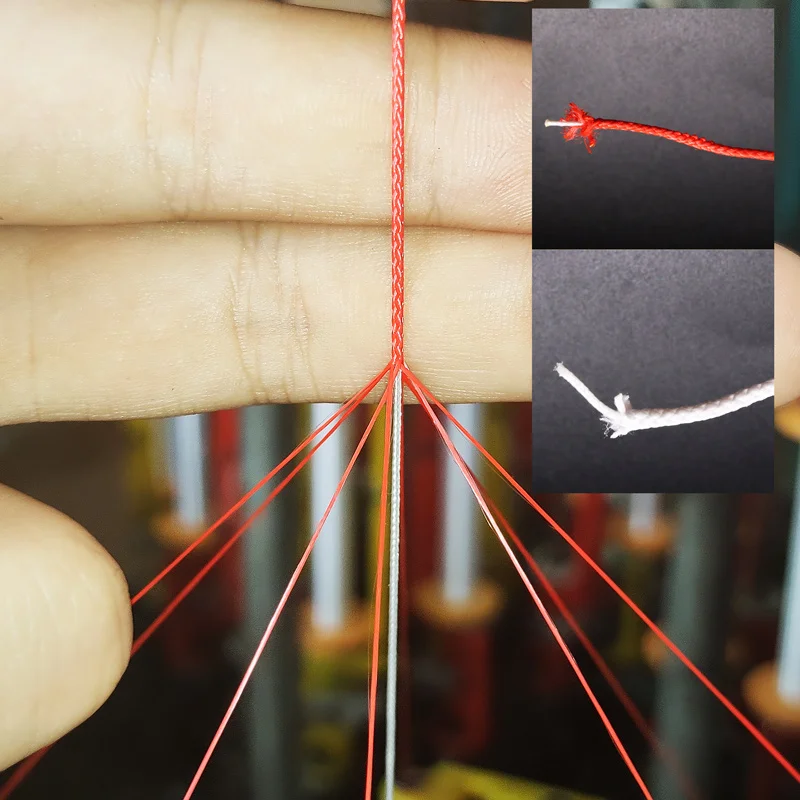 ZYZ-anzuelos de asistencia JIG para atar, sedal de pesca de dos capas interiores y exteriores, 8 hebras cada una, línea de anzuelos con lazo de tracción máxima de 200 libras - imagen 4