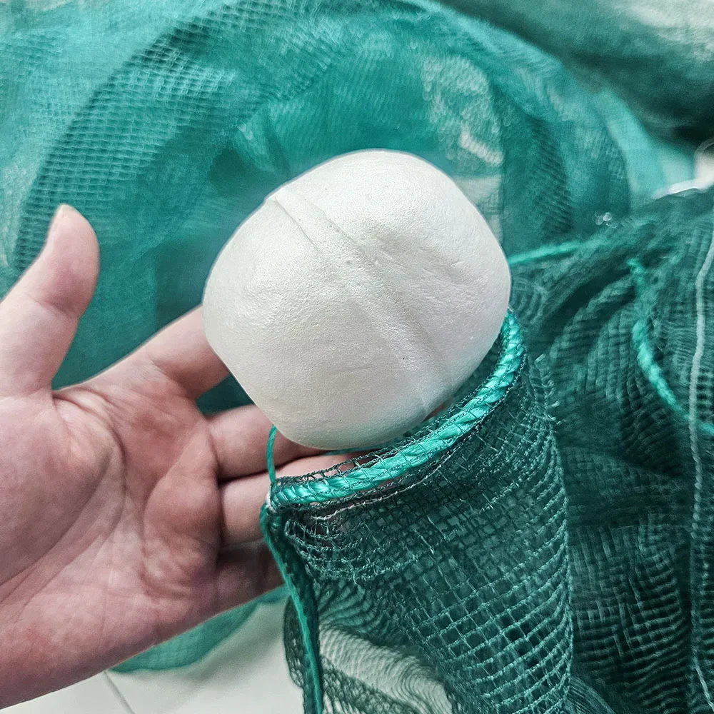 Jaula plegable PE con cadena para pesca de cangrejos y camarones - imagen 4