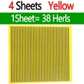 4 Sheets Yellow