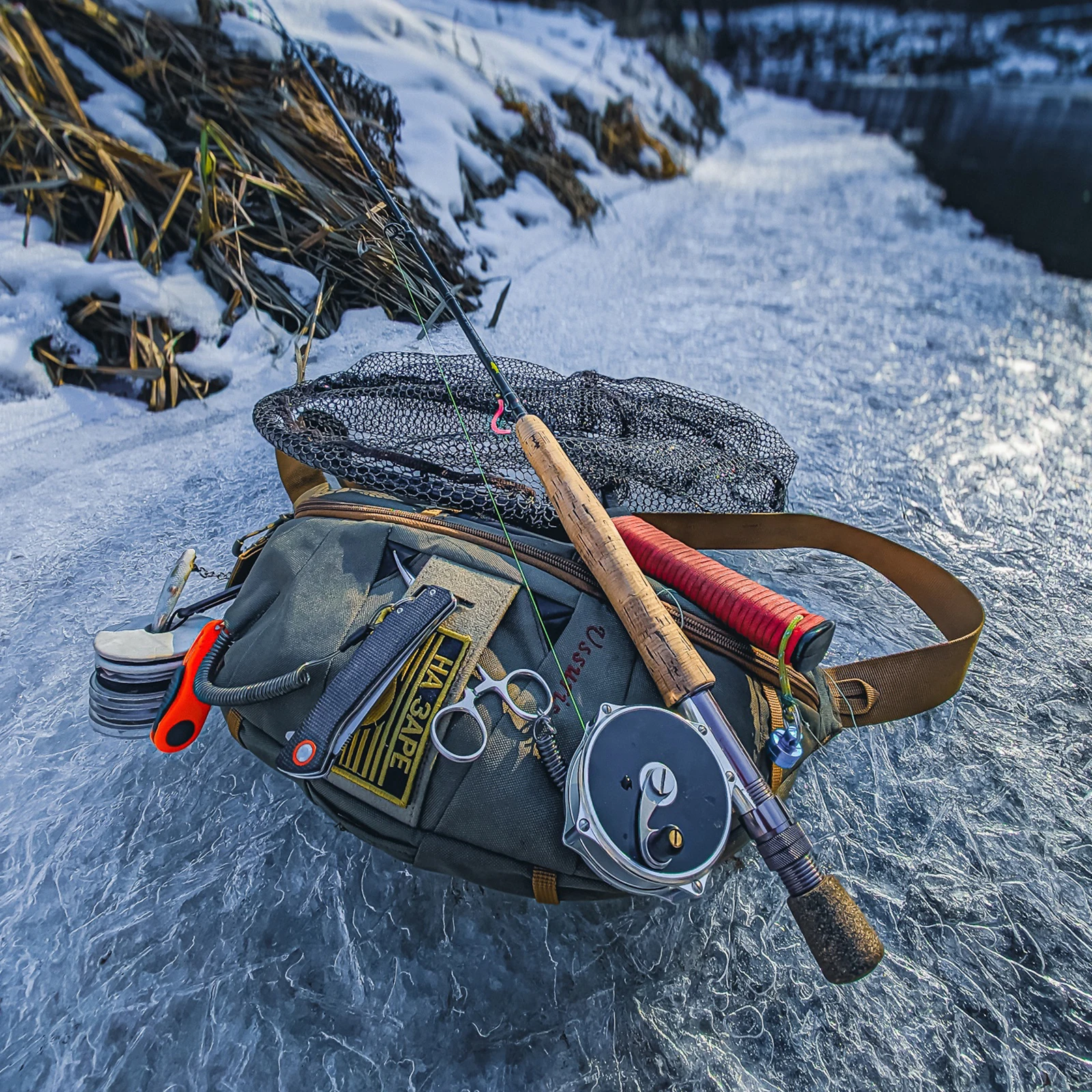 Riñonera para aparejos de pesca con mosca - imagen 3
