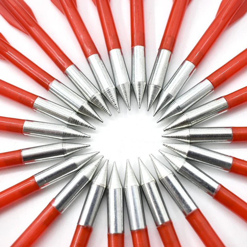 Flechas de acero de aluminio, accesorios de tiro, herramientas de tiro con arco para caza al aire libre, pesca, recreación, 5/10/15 piezas - imagen 4