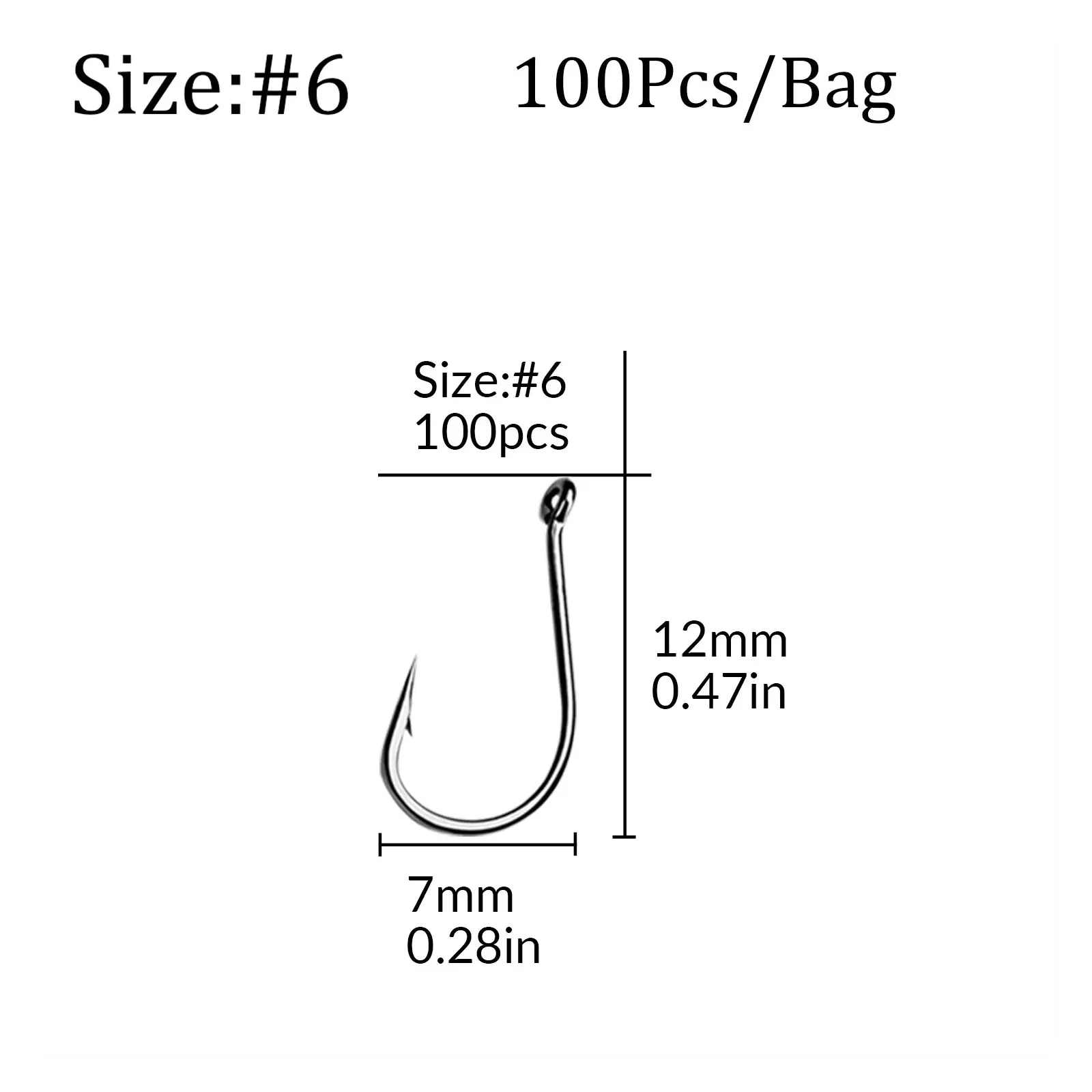 100pc  size 6