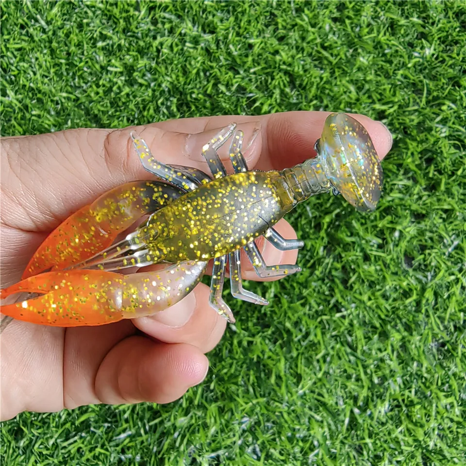 Swolfy-señuelo de pesca suave de 12,6g/70mm, cebo Artificial suave con gancho, señuelo de langosta, aparejos de pesca, 1 piezas - imagen 5