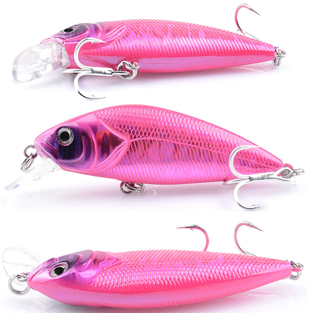 Señuelo flotante para pesca de pececillos, cebo Artificial de 6,95 cm y 6,5g, Wobbler, Crankbaits, Jerkbait - imagen 5