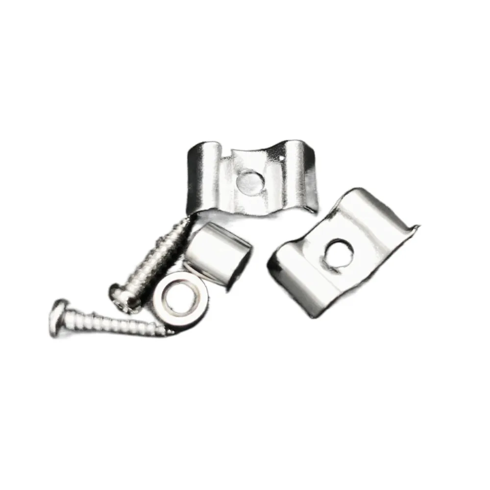 Árboles de cuerda/retenedores de guitarra eléctrica, oro/Negro/cromo con guía de tornillo, ajuste Telecaster, accesorios de guitarra eléctrica - imagen 5