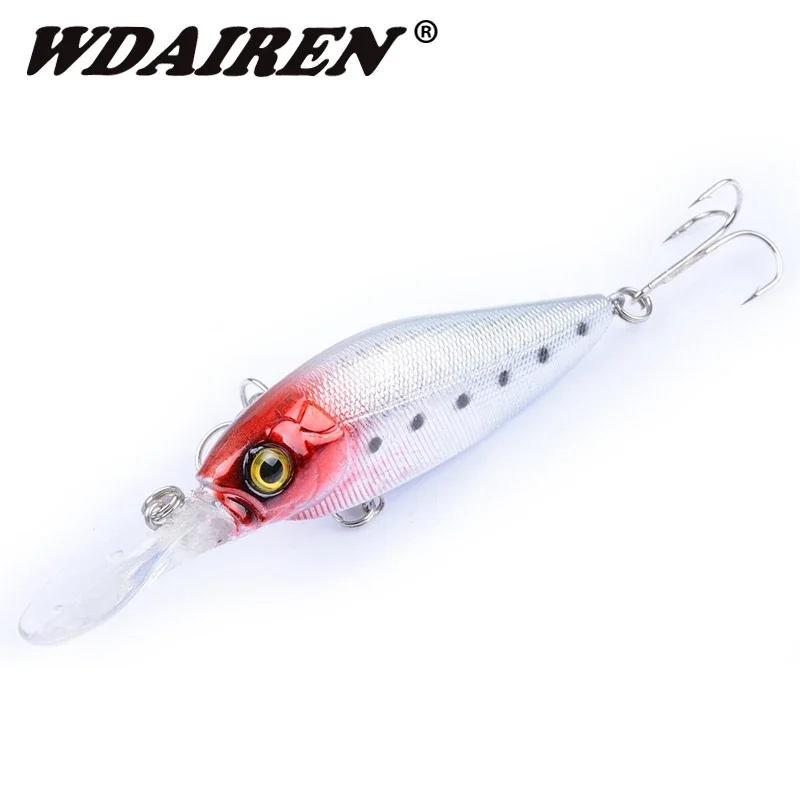 1 Uds señuelo de pesca Minnow 11cm 11,5g Swimbait Artificial plástico duro Wobblers señuelo pesca Crankbait cebo flotante WD-322 - imagen 4