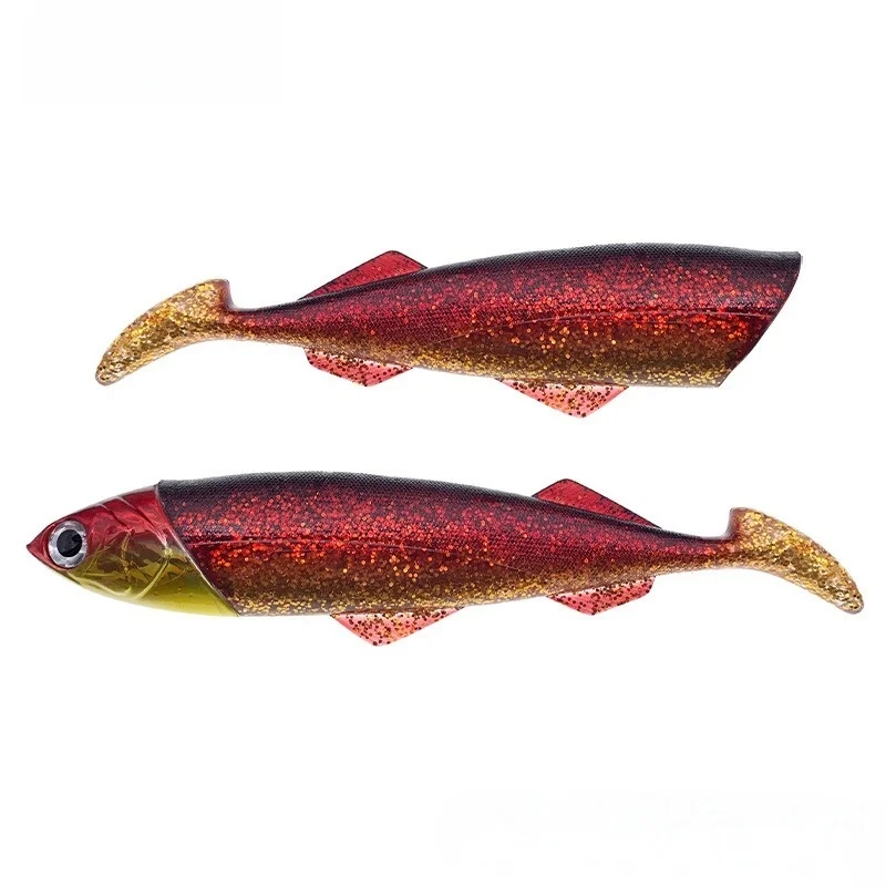 Señuelo de Pesca suave de pez grande, 26cm, 415g, Jigging, Trolling, para agua salada, aparejos de Pesca de mar, Wobblers, cebo Artificial, 1 ud. - imagen 4